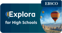 Explora - Grades 6-12 - Replaces Student Research Center. Searches Academic Search Premier, Biography Reference Bank, Biography Reference Center, ERIC, History Reference Center, MAS Ultra: School Edition, MasterFILE Premier, Middle Search Plus, Newspaper Source Plus, Nonfiction Book Collections for High Schools, Middle Schools, and Elementary Schools, Science Reference Center, and TOPIC Search. explora High Schools